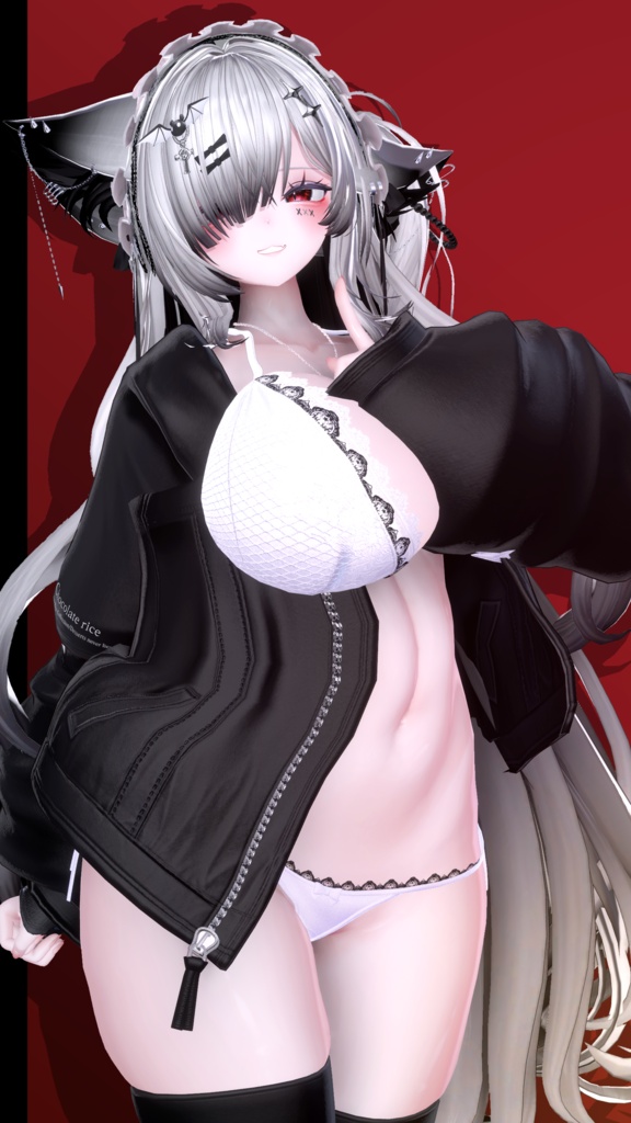 ⛓️GUILTYメイク⛓️Face Blendshape・Eye texture・Makeup等の豪華7点セット!~ギルティメイク~Sio / しお