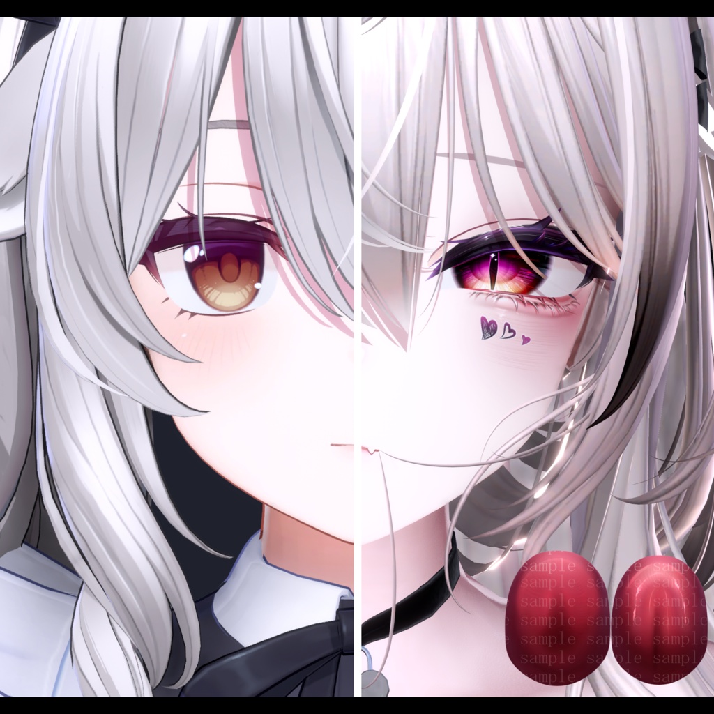 ❤♡Capriceメイク🐈Face Blendshape・Eye texture・Makeup等の豪華8点セット!SALE!~カプリースメイク~ミルティナ用