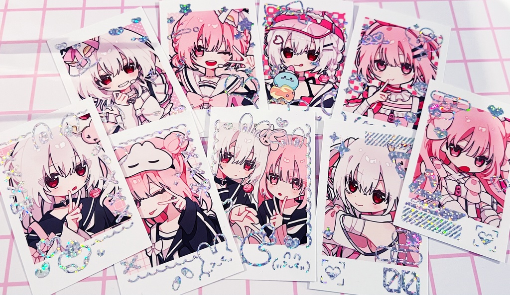 箔押しチェキ風カード