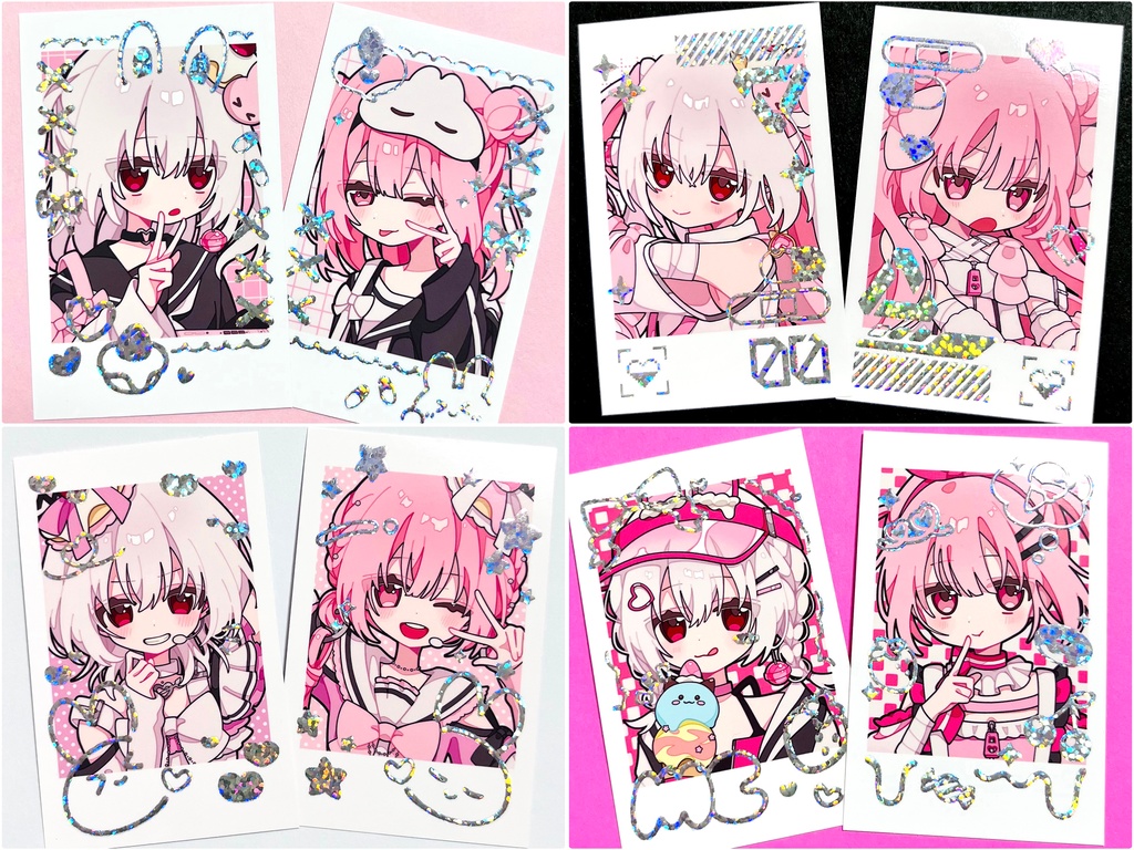 箔押しチェキ風カード