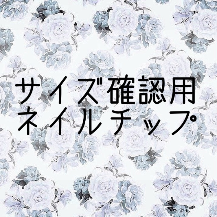 サイズ確認用ネイルチップ