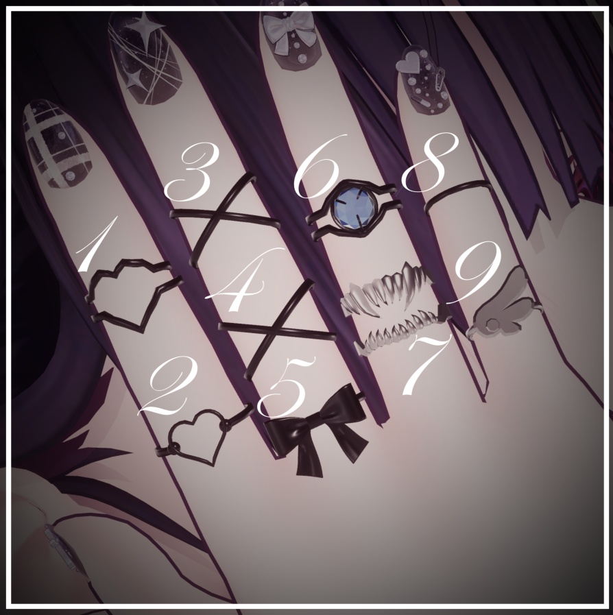 SimpleRings 9個セット (Miriam対応)