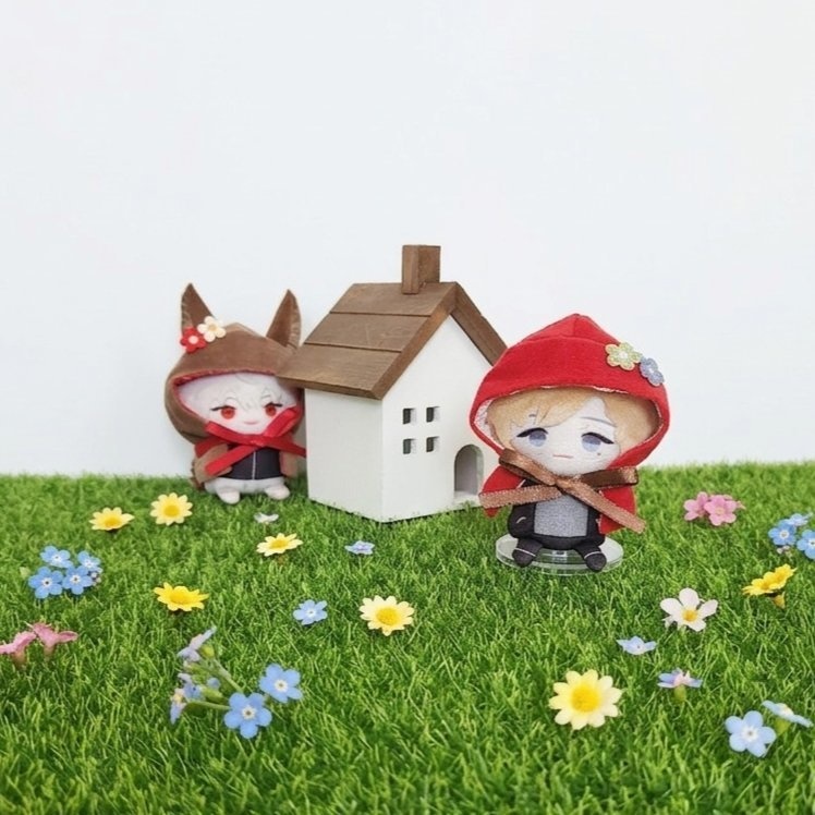 【にじぱぺっとサイズ】赤ずきんとオオカミフードセット
