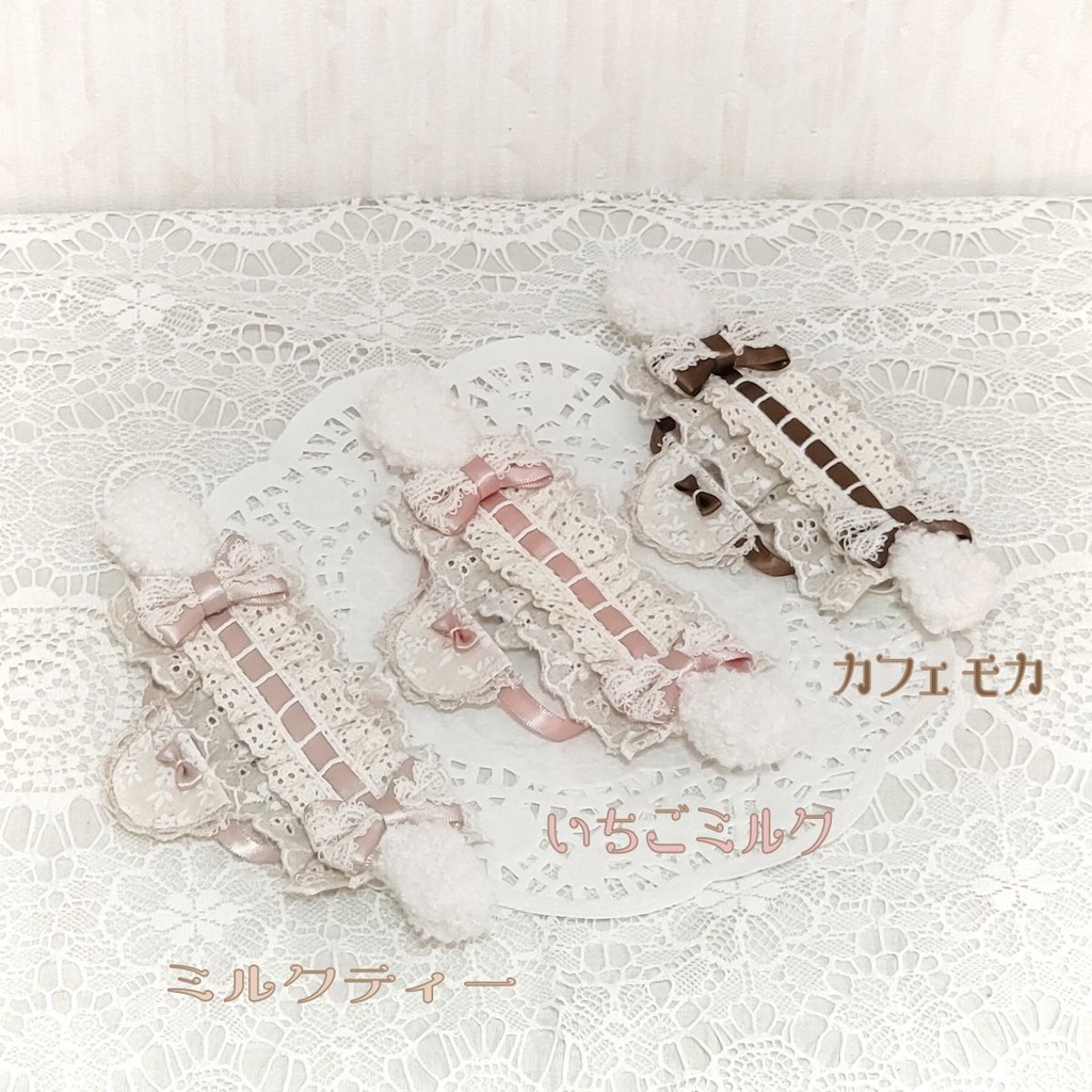 【11~12cmぬい】たれみみうさぎのヘッドドレス
