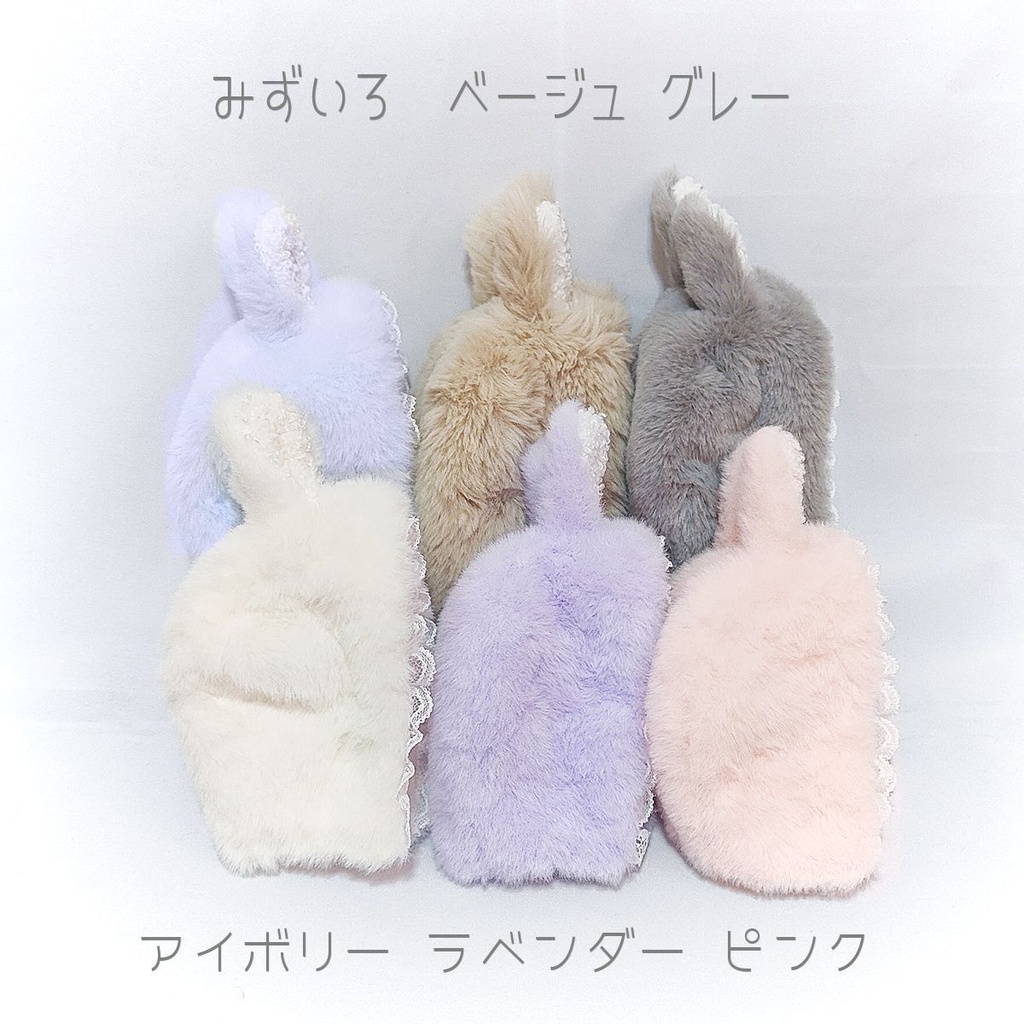 【にじまるっと&にじぬいサイズ】うさみみフード