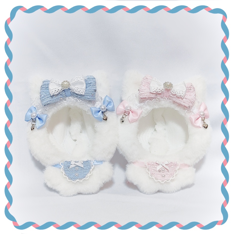 【にじまるっとサイズ】ツイードねこきぐるみ