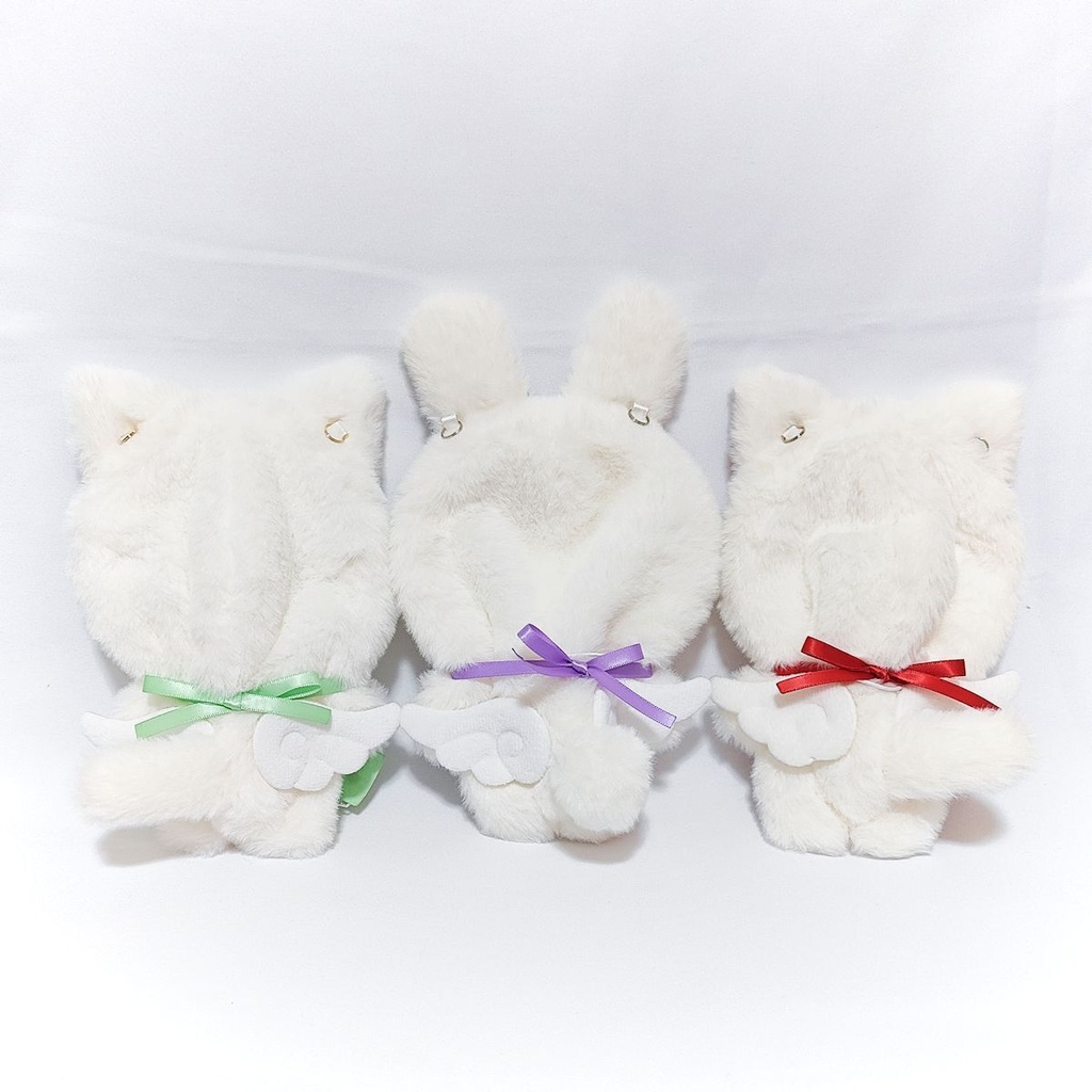 【にじぬいサイズ】うさぎとねこの着ぐるみ