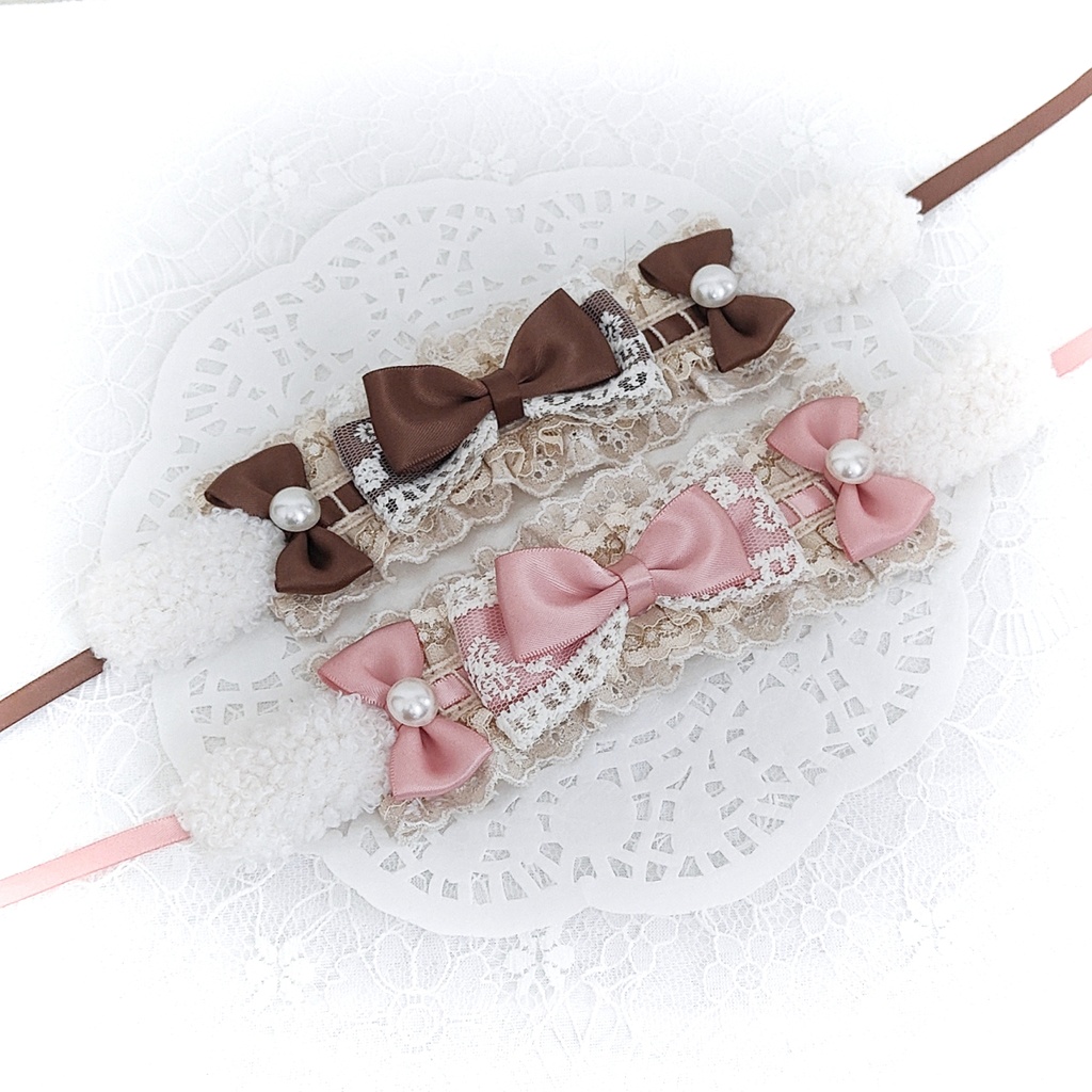 たれみみうさぎのリボンヘッドドレス