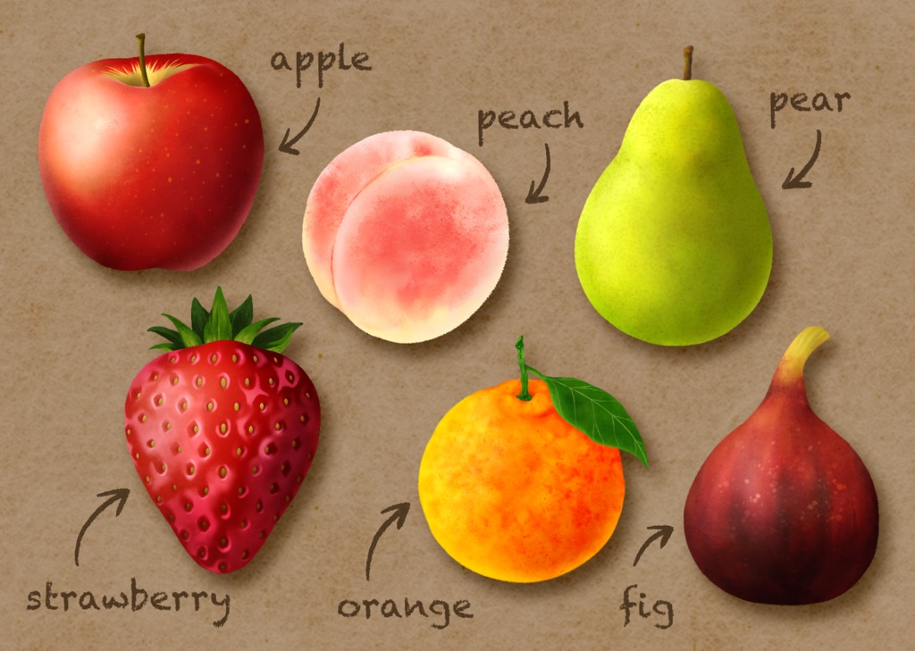 【イラスト素材】青果店|No.05