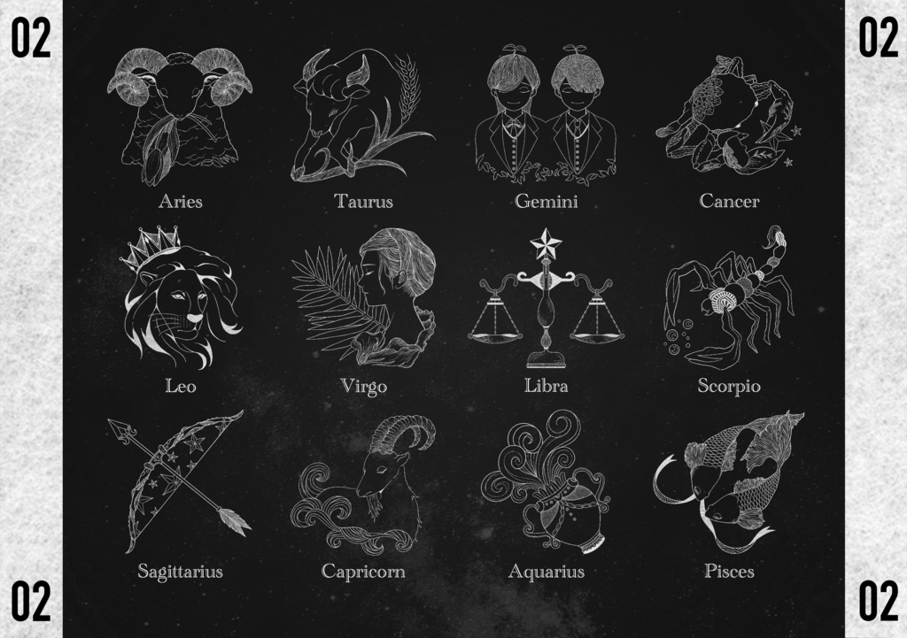 【イラスト素材】12星座|No.06