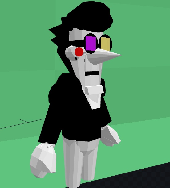 (非公式)スパムトン[DELTARUNE/spamton/マインクラフト/fbx/gitf/obj/stl/3dmodel/3D/]