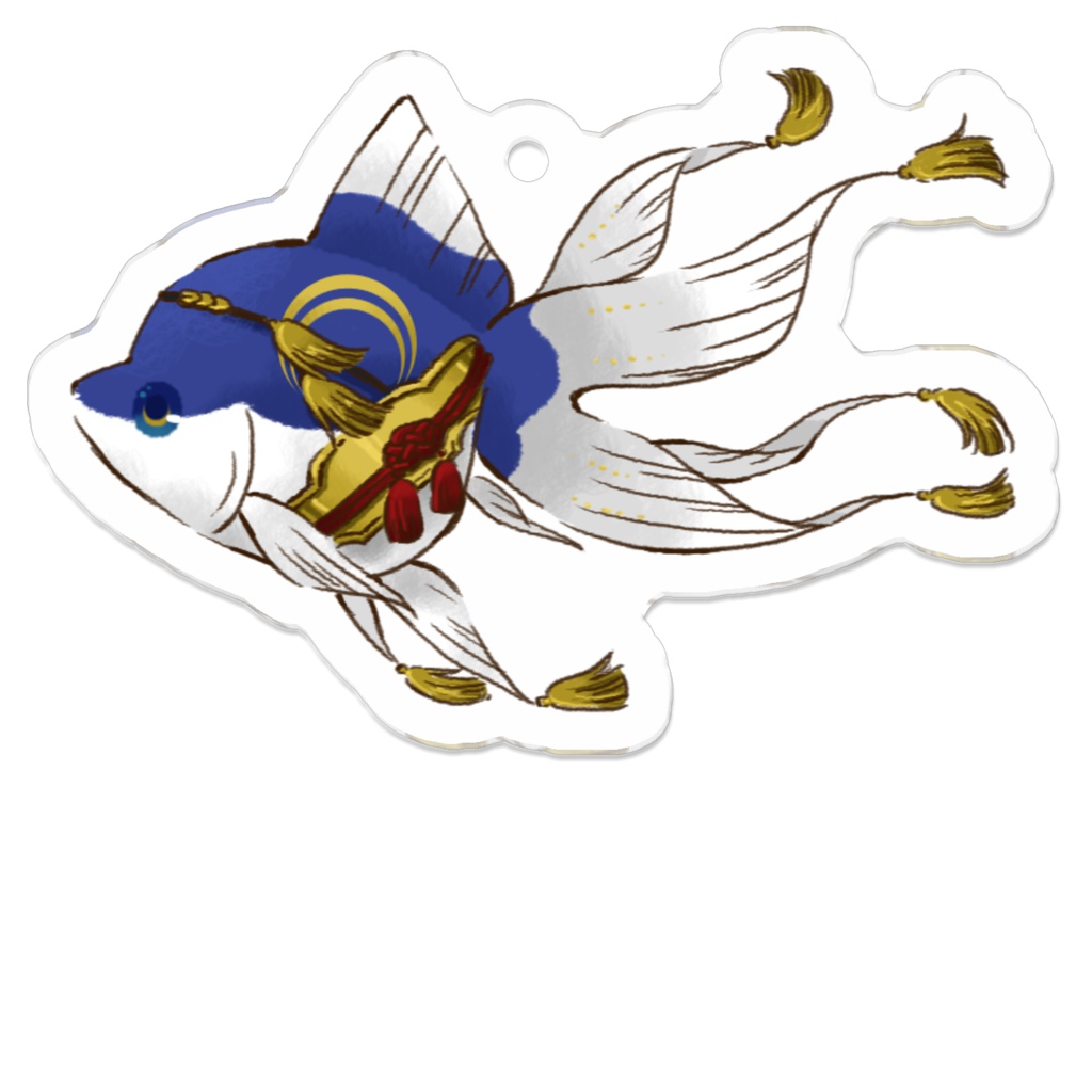 刀剣金魚 三日月宗近