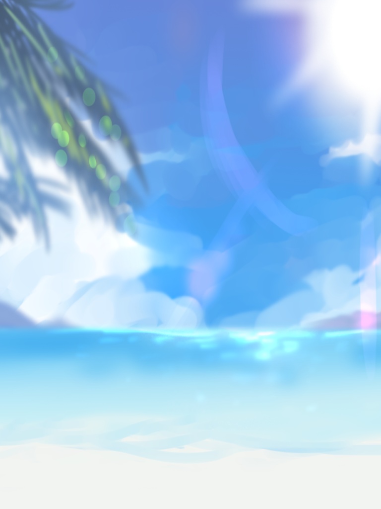 【フリー素材】海とレモン