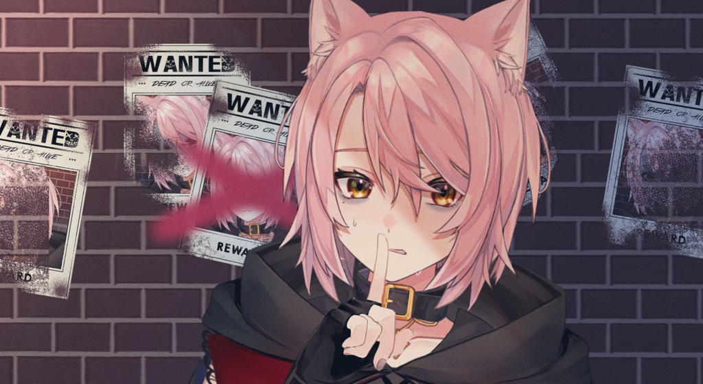 【フリー素材】指名手配ポスター風