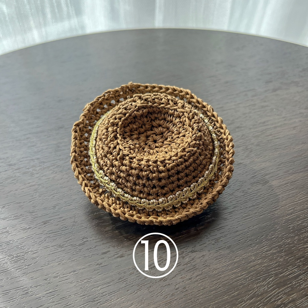 ふわとぬいの🌺サマーハット🌺