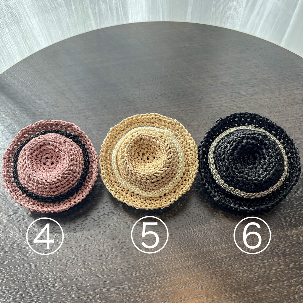 ふわとぬいの🌺サマーハット🌺