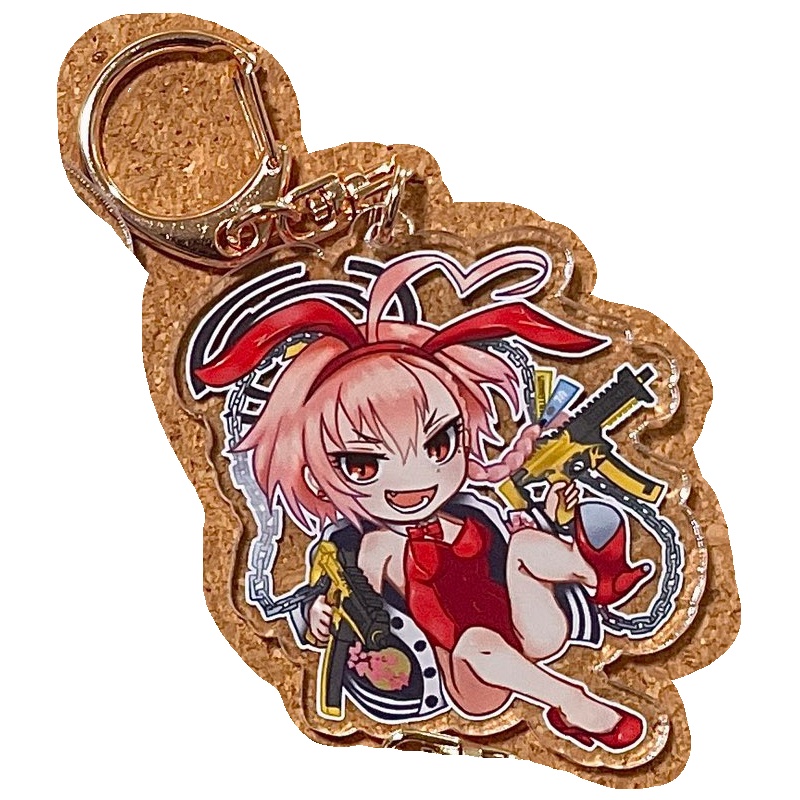 バニーネル アクリルキーホルダー 60mm