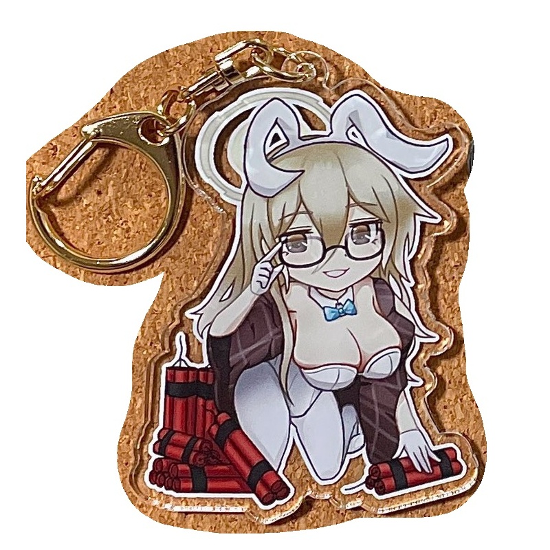 バニーアカネ アクリルキーホルダー 70mm