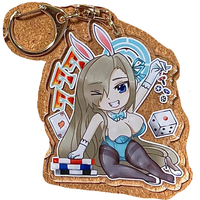 バニーアスナ アクリルキーホルダー 70mm