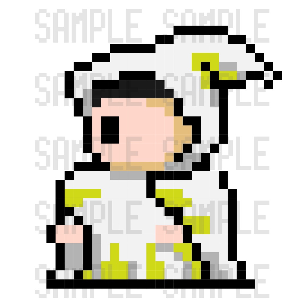 ドット絵素材・魔法使い