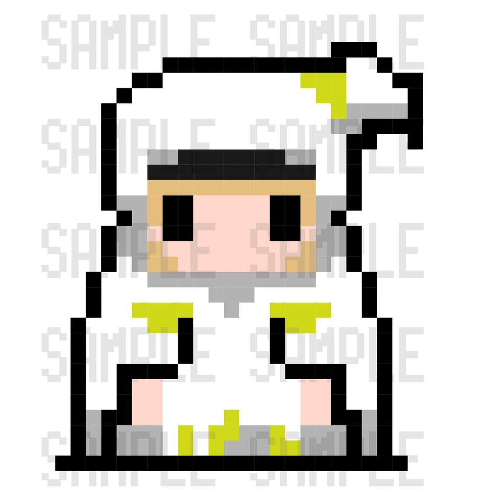 ドット絵素材・魔法使い