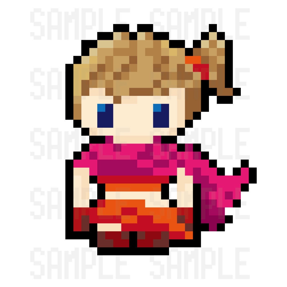 ドット絵素材・踊り子1