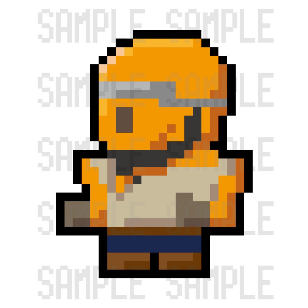 ドット絵素材・武器屋の親父