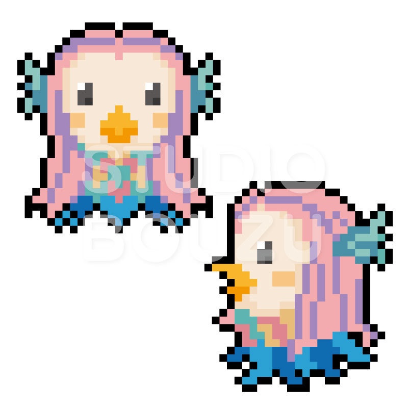 ドット絵素材・アマビエ