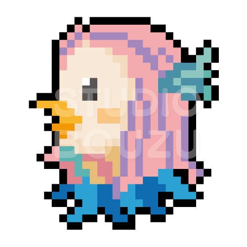 ドット絵素材・アマビエ