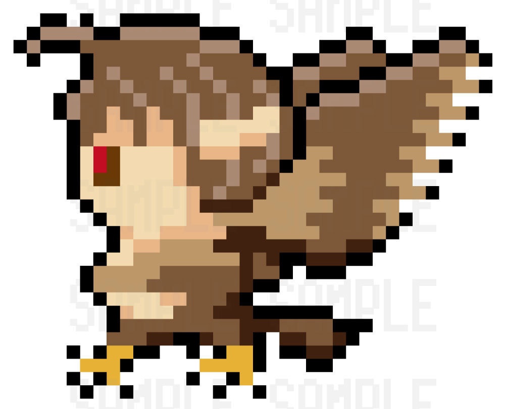 ドット絵素材・ハーピー