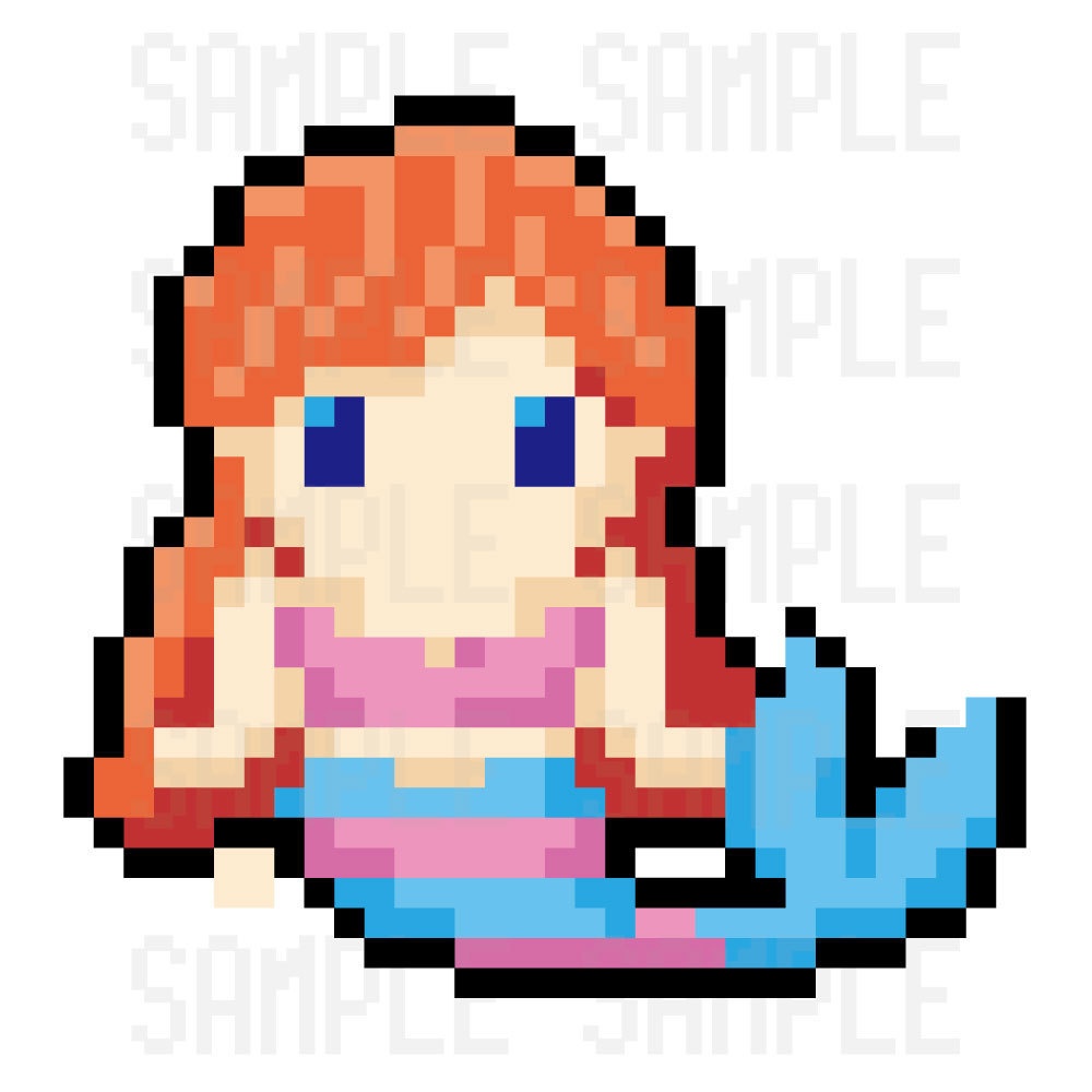 ドット絵・人魚 - スタジオ・ボウズ - BOOTH