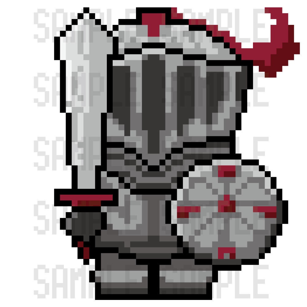 ドット絵・鎧の騎士