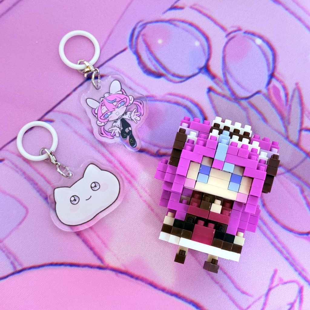 【6月限定】ブロックフィギュア・アンブレラマーカー（neko/めぐ）