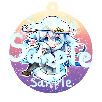 ヴェールヌイキーホルダー（響狐）【艦これ】