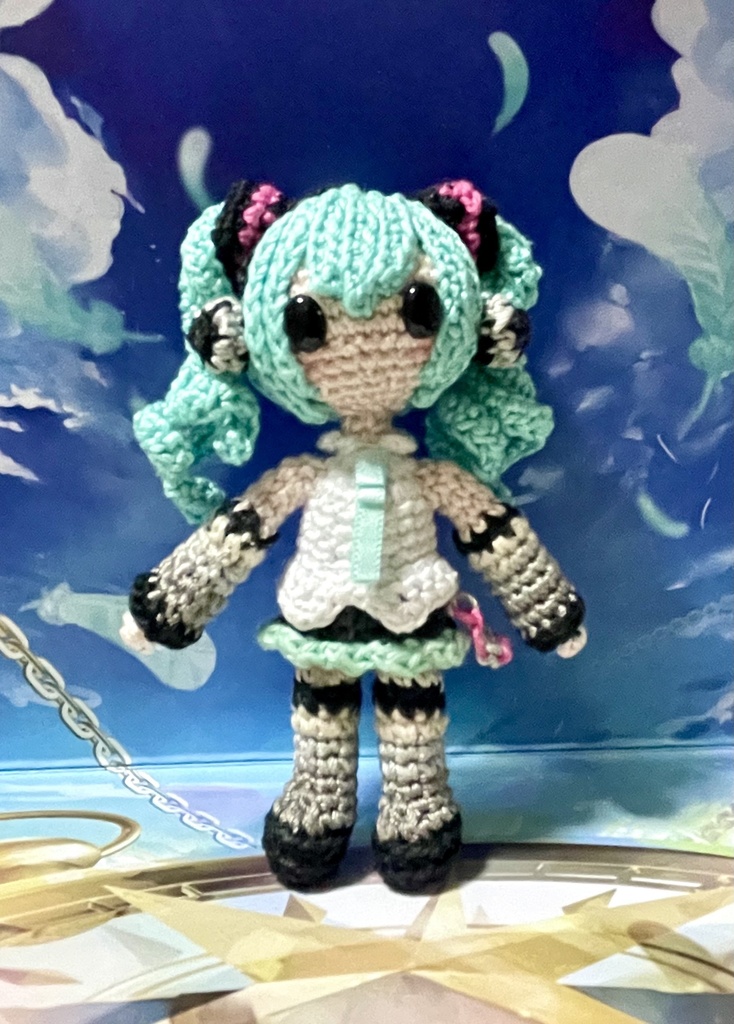 初音ミクNTのあみぐるみ