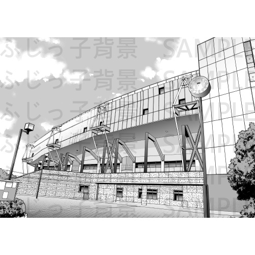 競技場_外観（１）クリスタ仕上げ済
