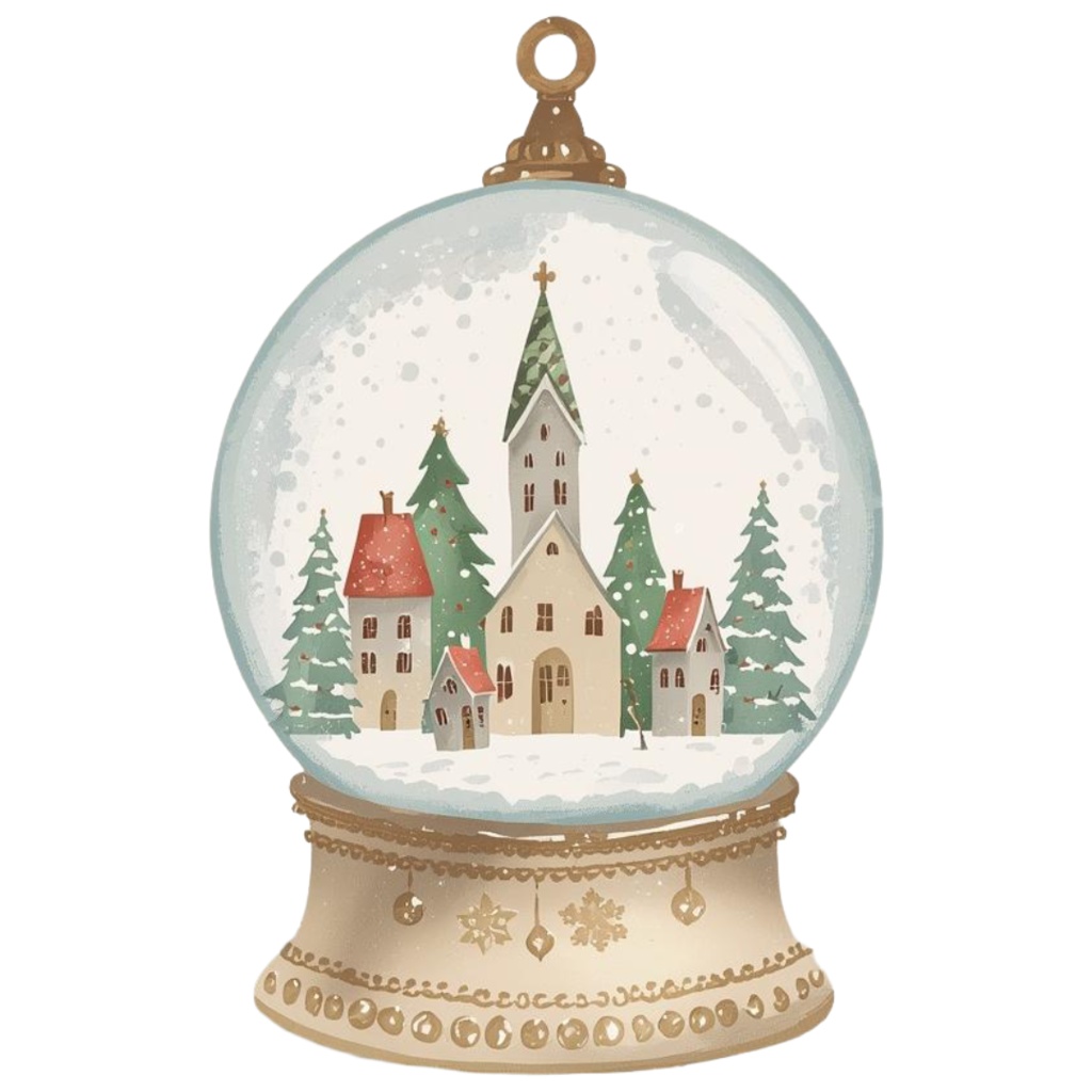 【クリスマス・ダウンロード素材集】水彩風の温かみのある大人可愛いクリップアートが満載!素材50点セット (PNG背景透過)