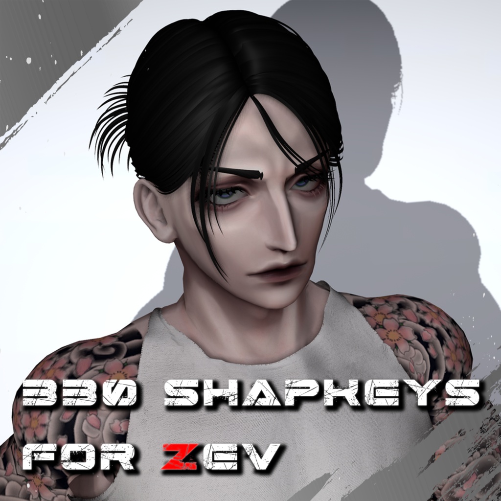 【ZEV専用】追加シェイプキー+330種類　/　【ZEV 전용】추가 쉐이프키 +330종　/　【ZEV Only】330 Additional Shape Keys