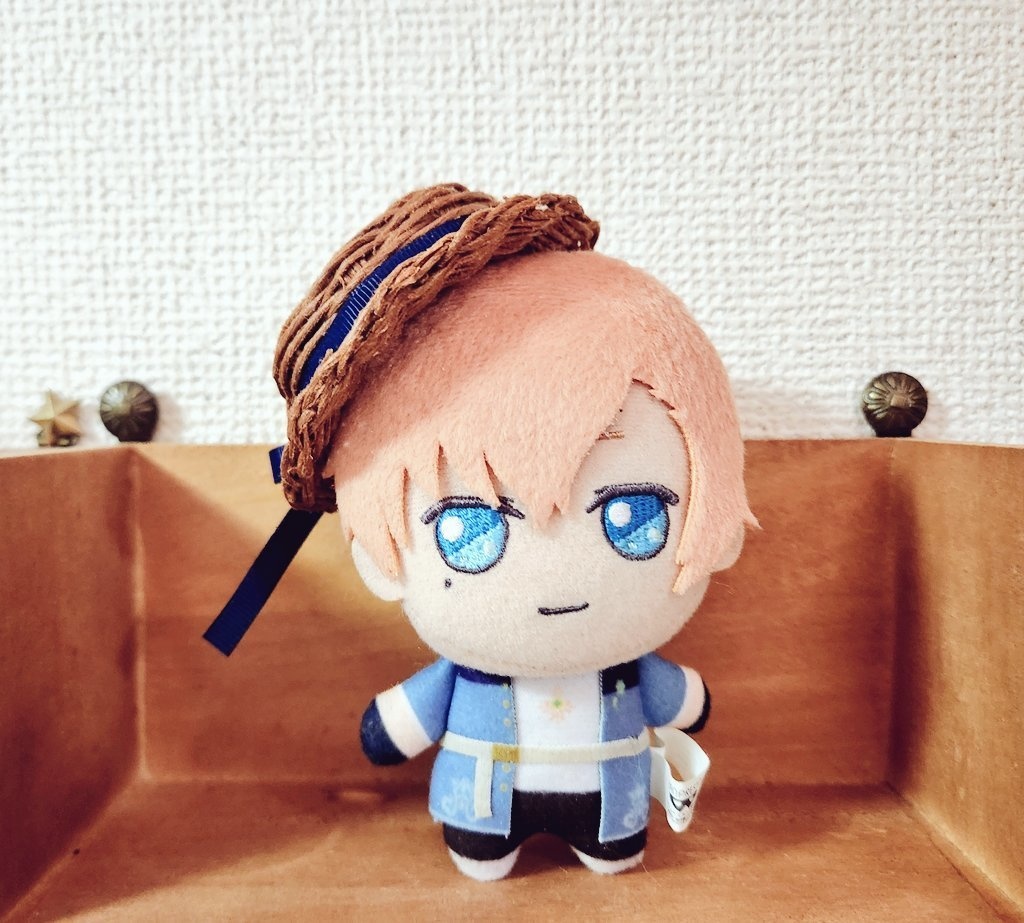 【ゆびまほ14】ぬい用カンカン帽 ブラウン