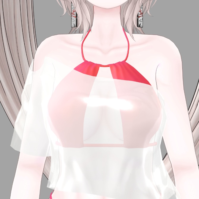 【仙猫_豺狼対応】水着+ホットパンツ【MA設定済み】