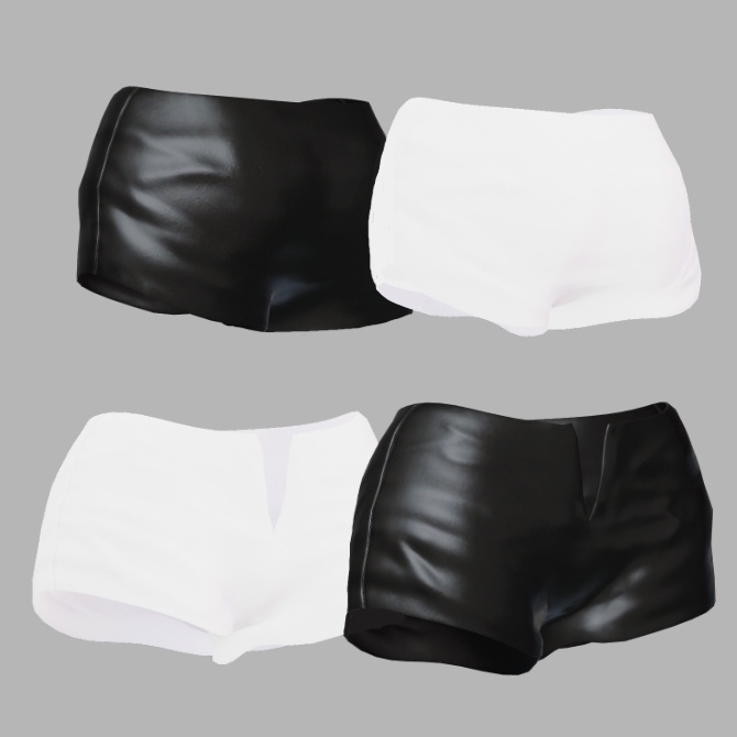 【仙猫_豺狼対応】水着+ホットパンツ【MA設定済み】