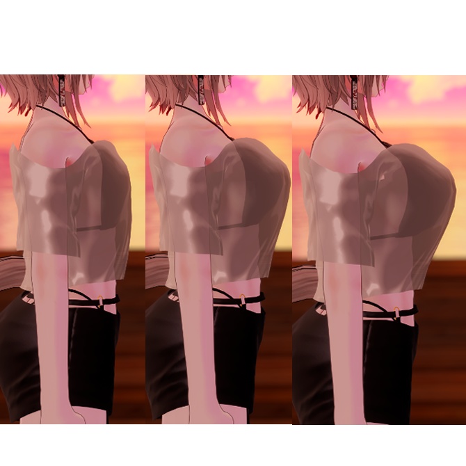 【仙猫_豺狼対応】水着+ホットパンツ【MA設定済み】