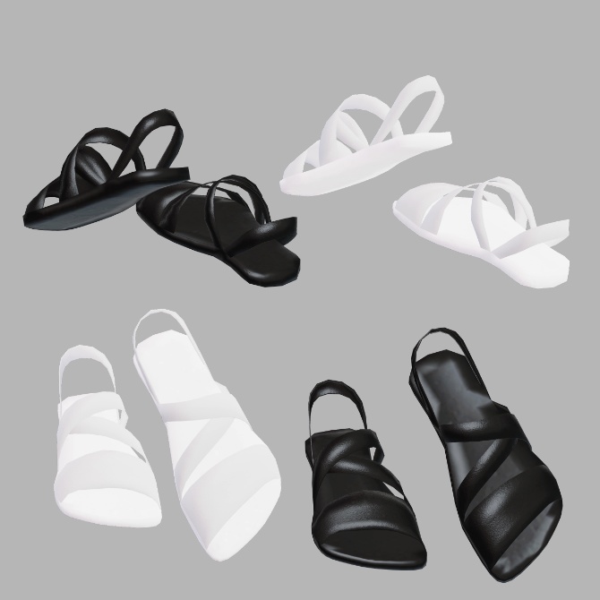 【仙猫_豺狼対応】水着+ホットパンツ【MA設定済み】