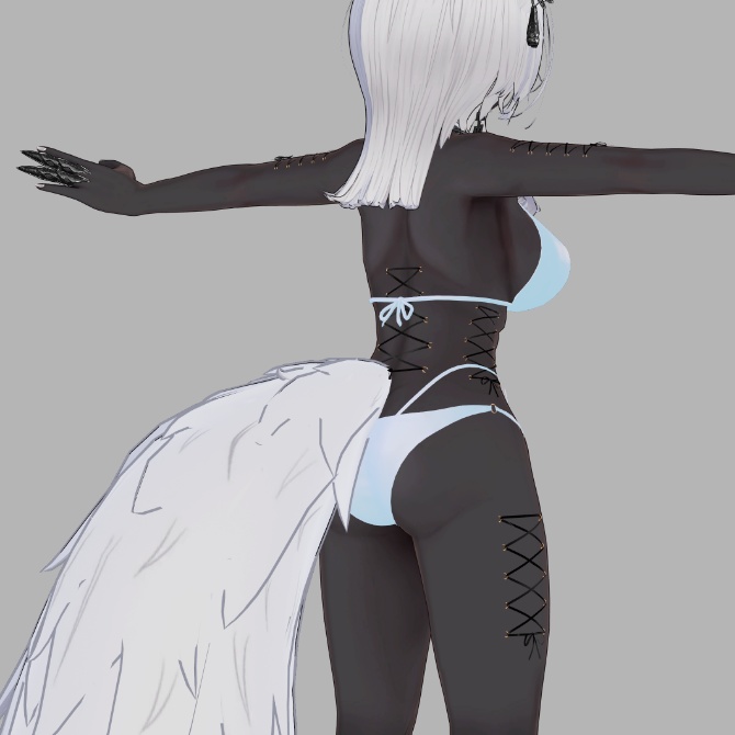 【仙猫_豺狼対応】コルセットピアス【MA設定済み】