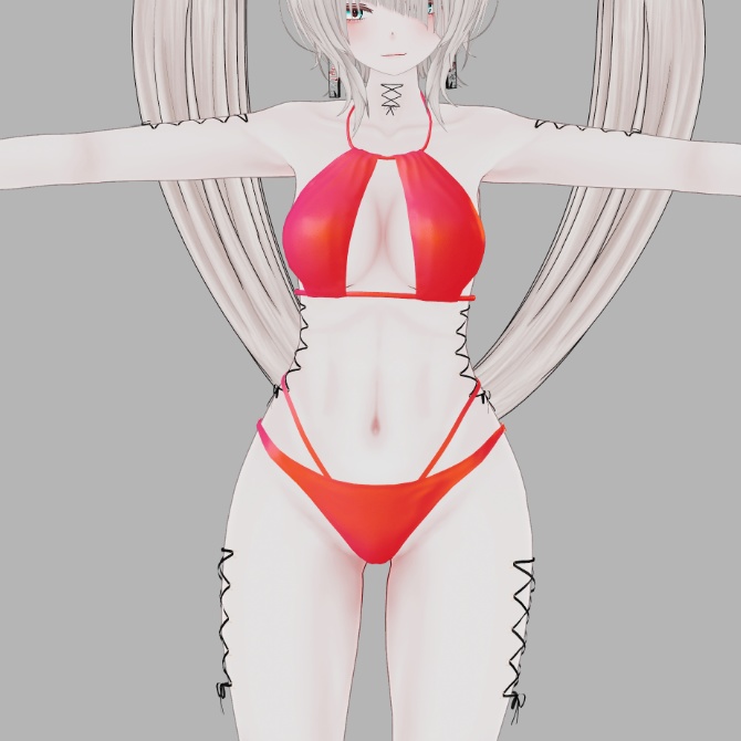 【仙猫_豺狼対応】コルセットピアス【MA設定済み】