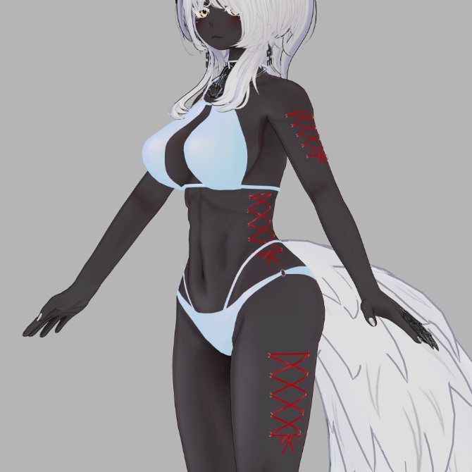 【仙猫_豺狼対応】コルセットピアス【MA設定済み】