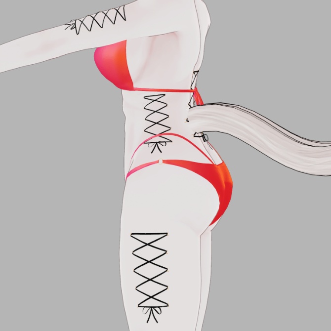 【仙猫_豺狼対応】コルセットピアス【MA設定済み】