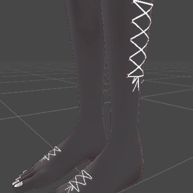 【仙猫_豺狼対応】コルセットピアス【MA設定済み】