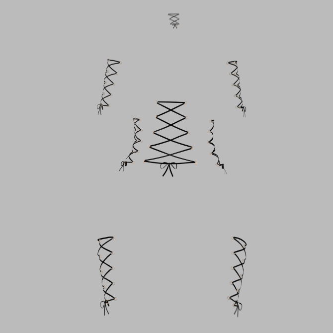 【仙猫_豺狼対応】コルセットピアス【MA設定済み】