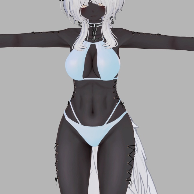 【仙猫_豺狼対応】コルセットピアス【MA設定済み】